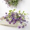 Spring Decorations for Home 12 Pack Purple Spring Flowers 17 Inch Artificial Spring Floral Stems with Daisy and Berries for Spring Summer Farmhouse Ornaments